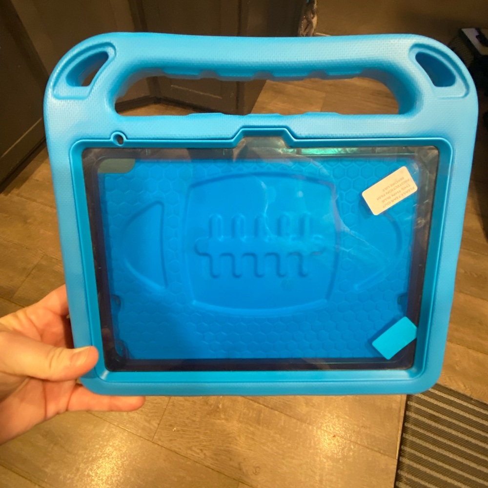 Children's Blue Tablet Case with Handle